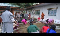 Beautification in full swing by thromde staff