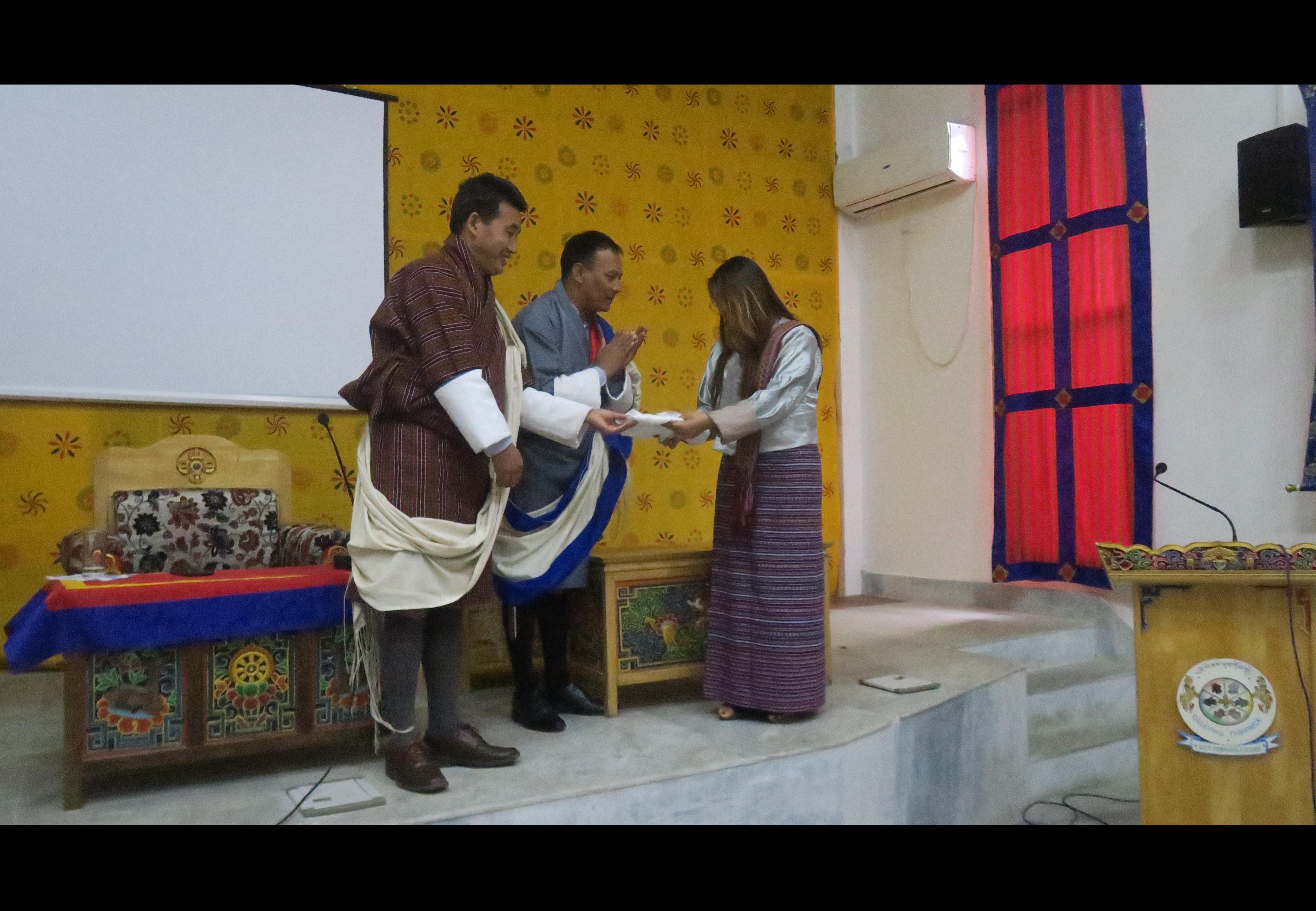 Gelephu Thromde bids Farewell to Mrs. Sonam Dema, Sanitary Inspector